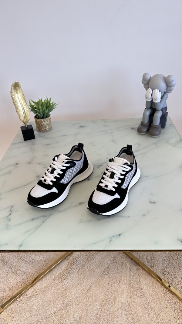 DIOR B25 SNEAKER ZWART/WIT