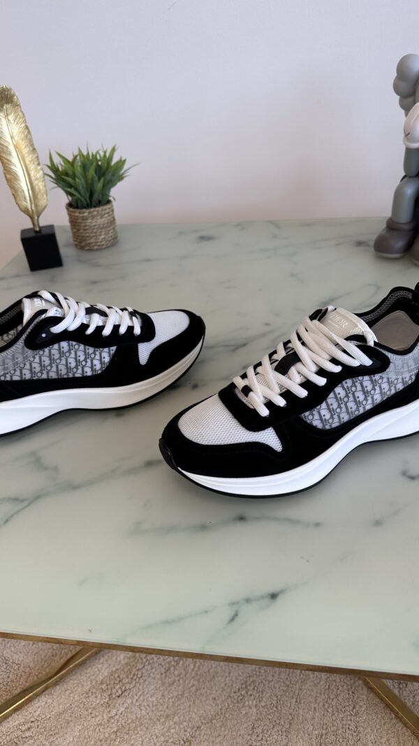 DIOR B25 SNEAKER ZWART/WIT - Afbeelding 5