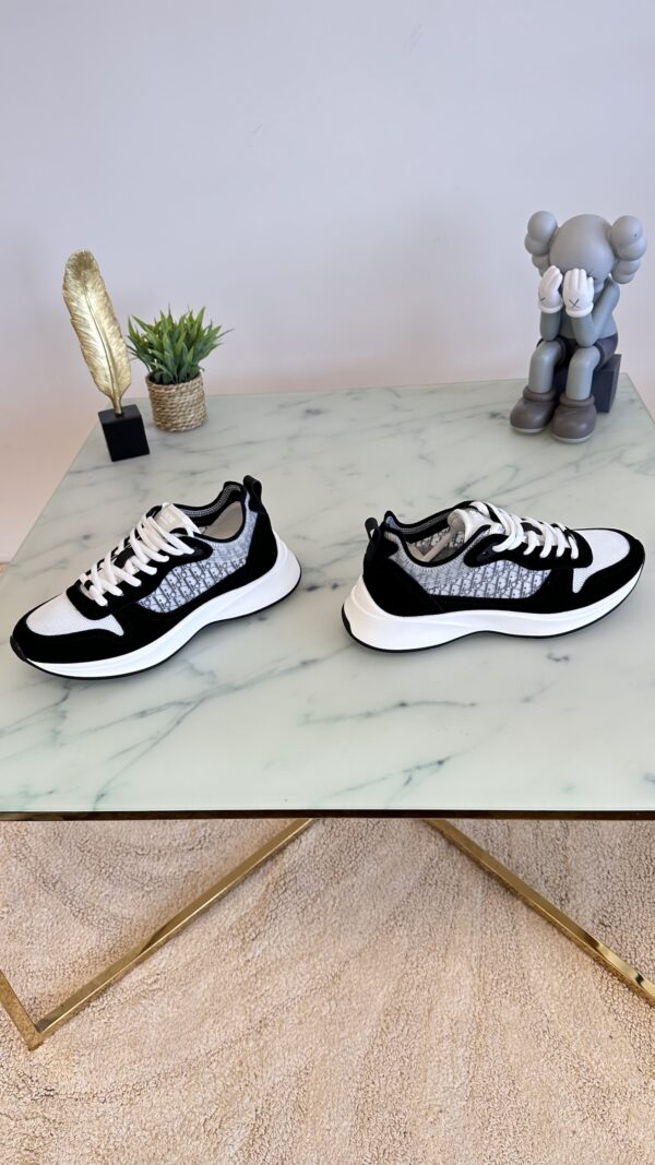 DIOR B25 SNEAKER ZWART/WIT - Afbeelding 4