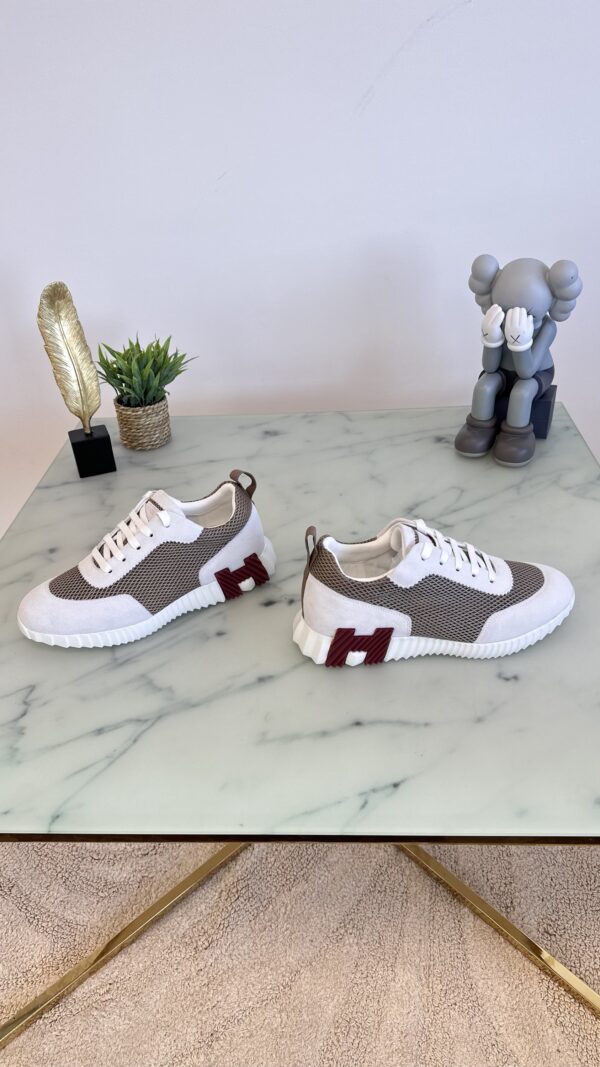 HERMES BOUNCING SNEAKER LICHTGRIJS - Afbeelding 4
