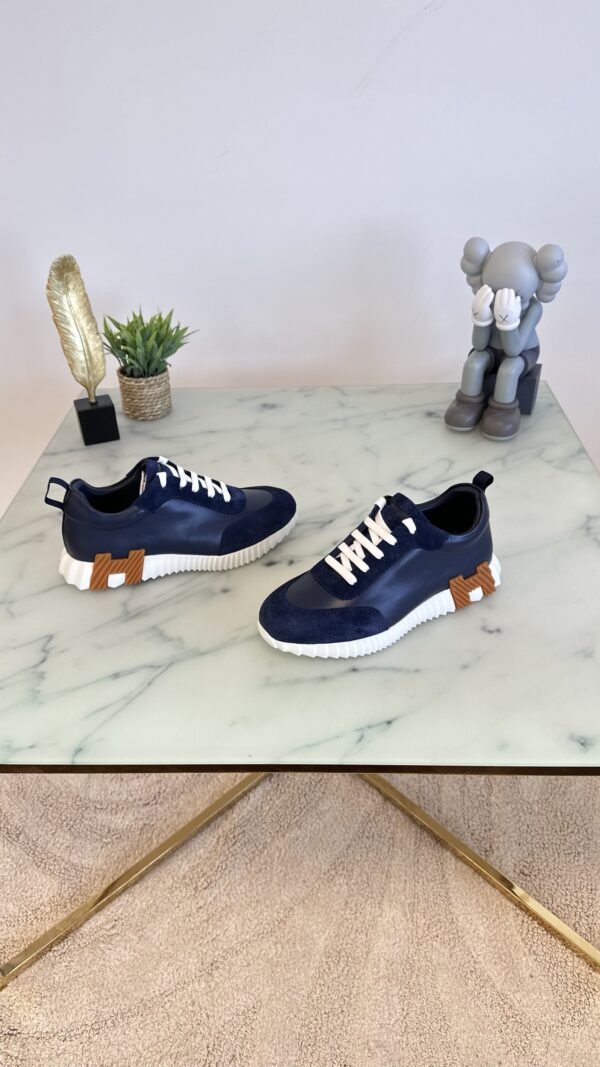 HERMES BOUNCING SNEAKER BLAUW - Afbeelding 2