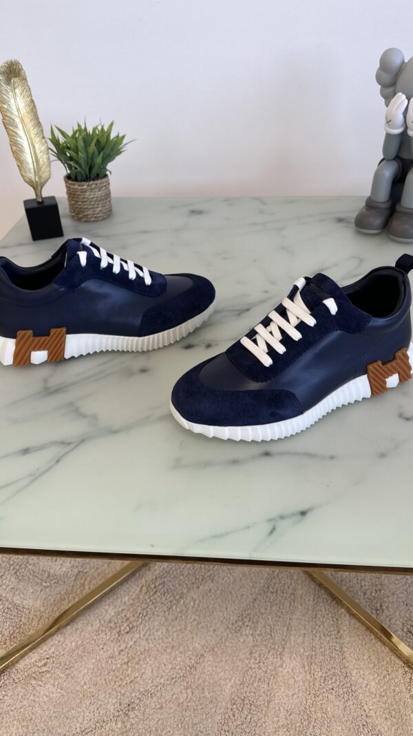 HERMES BOUNCING SNEAKER BLAUW - Afbeelding 5